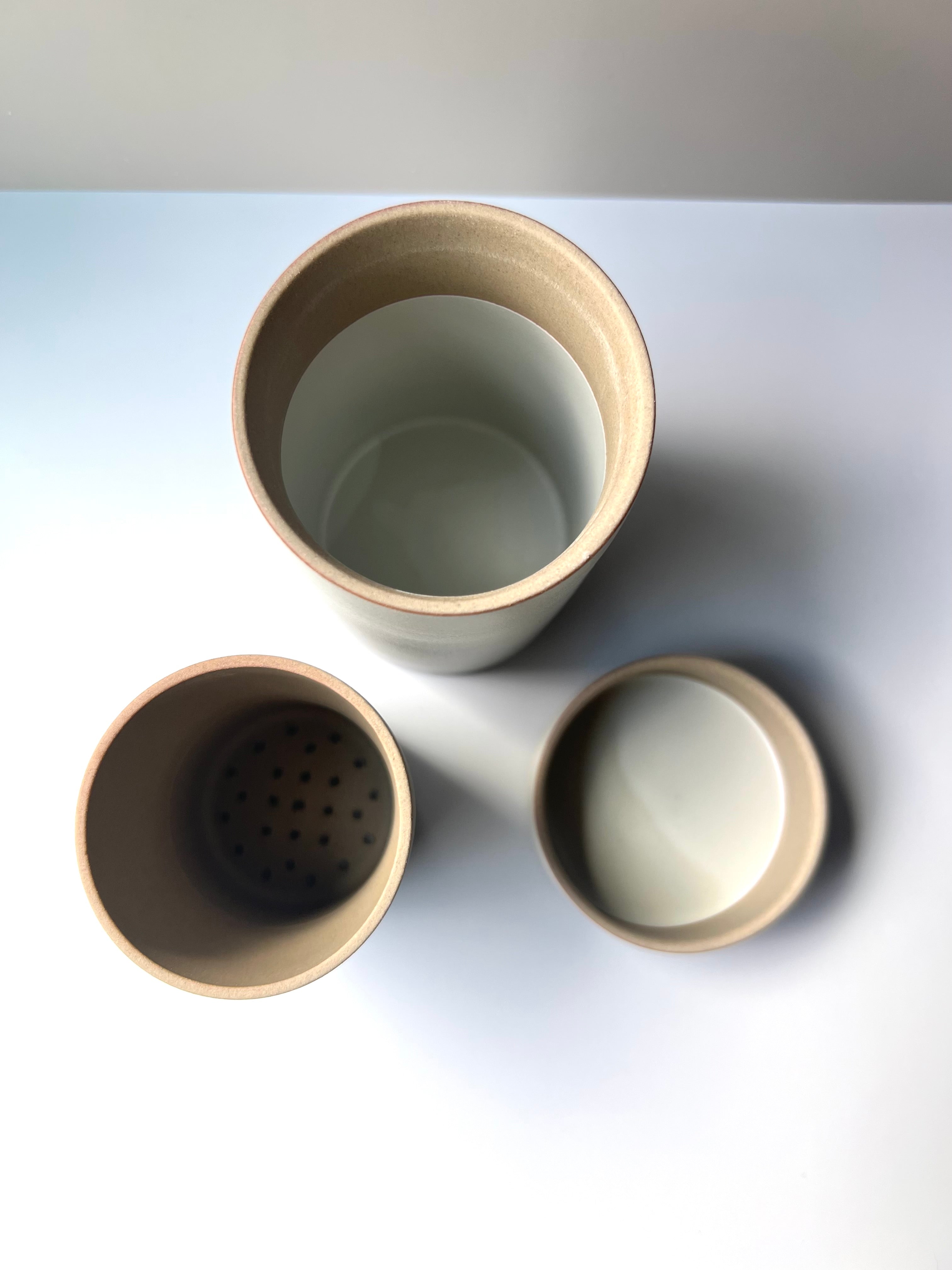 Ceramic Tea Bottle Grey