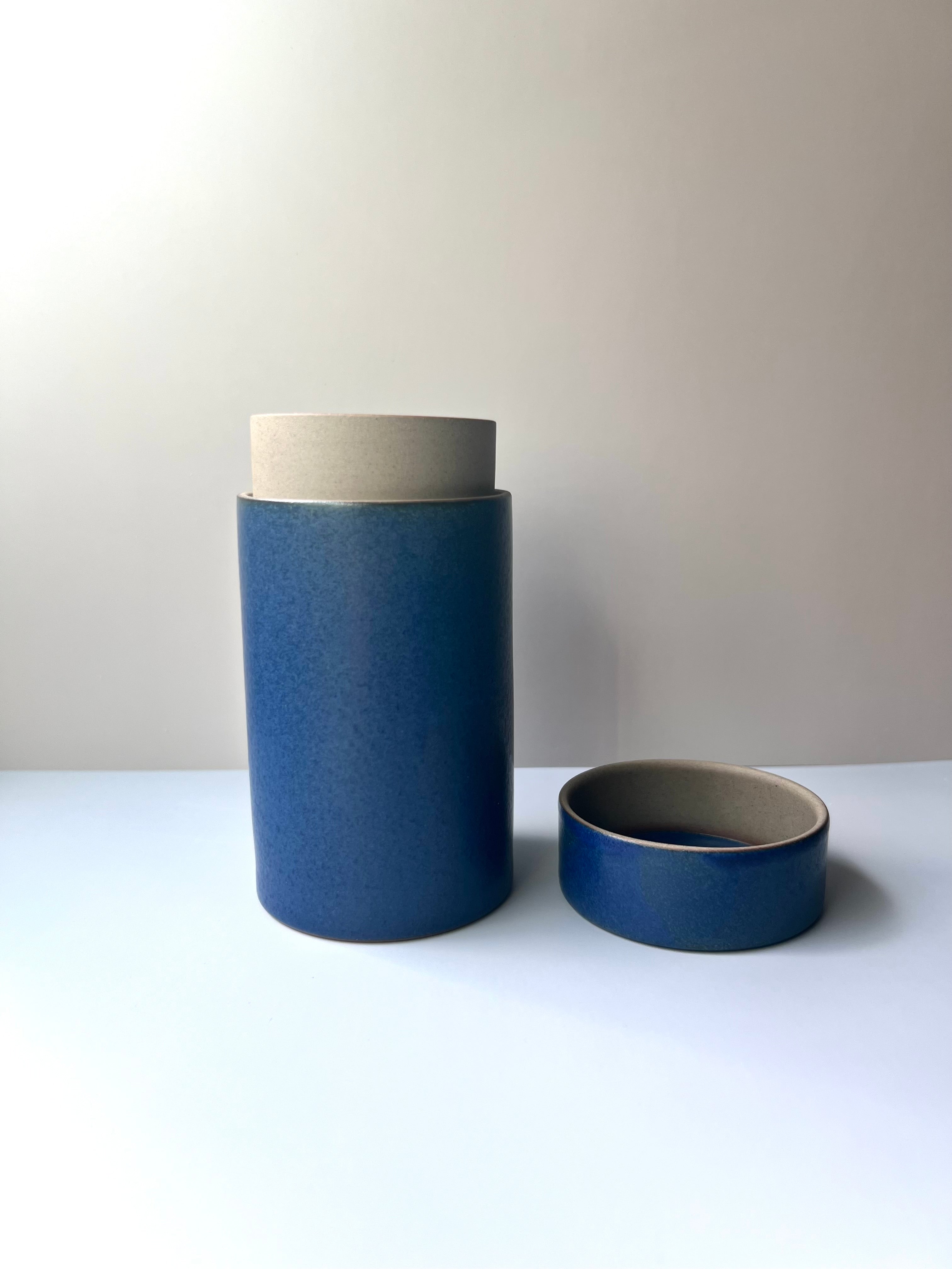 Ceramic Tea Bottle Blue