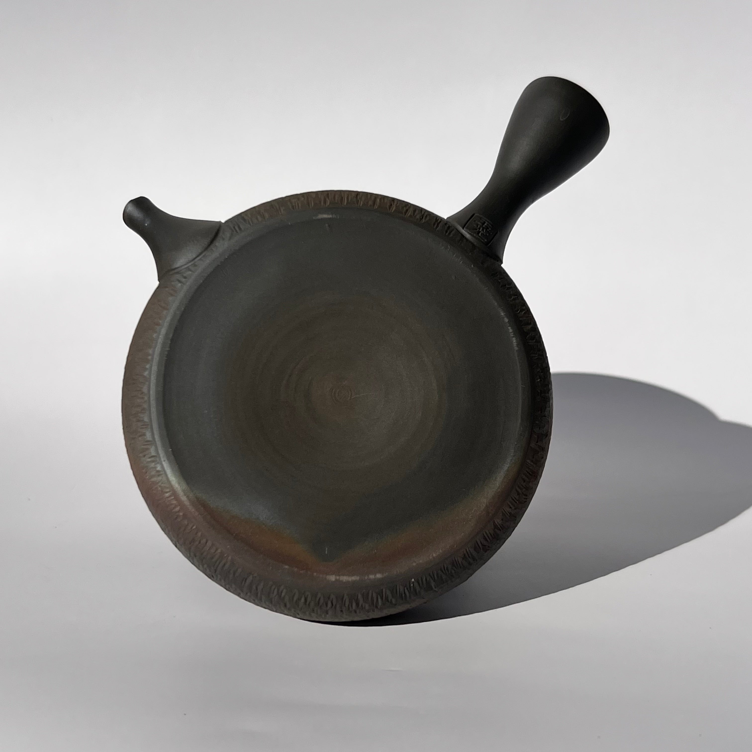 Flat Clay Tea Pot