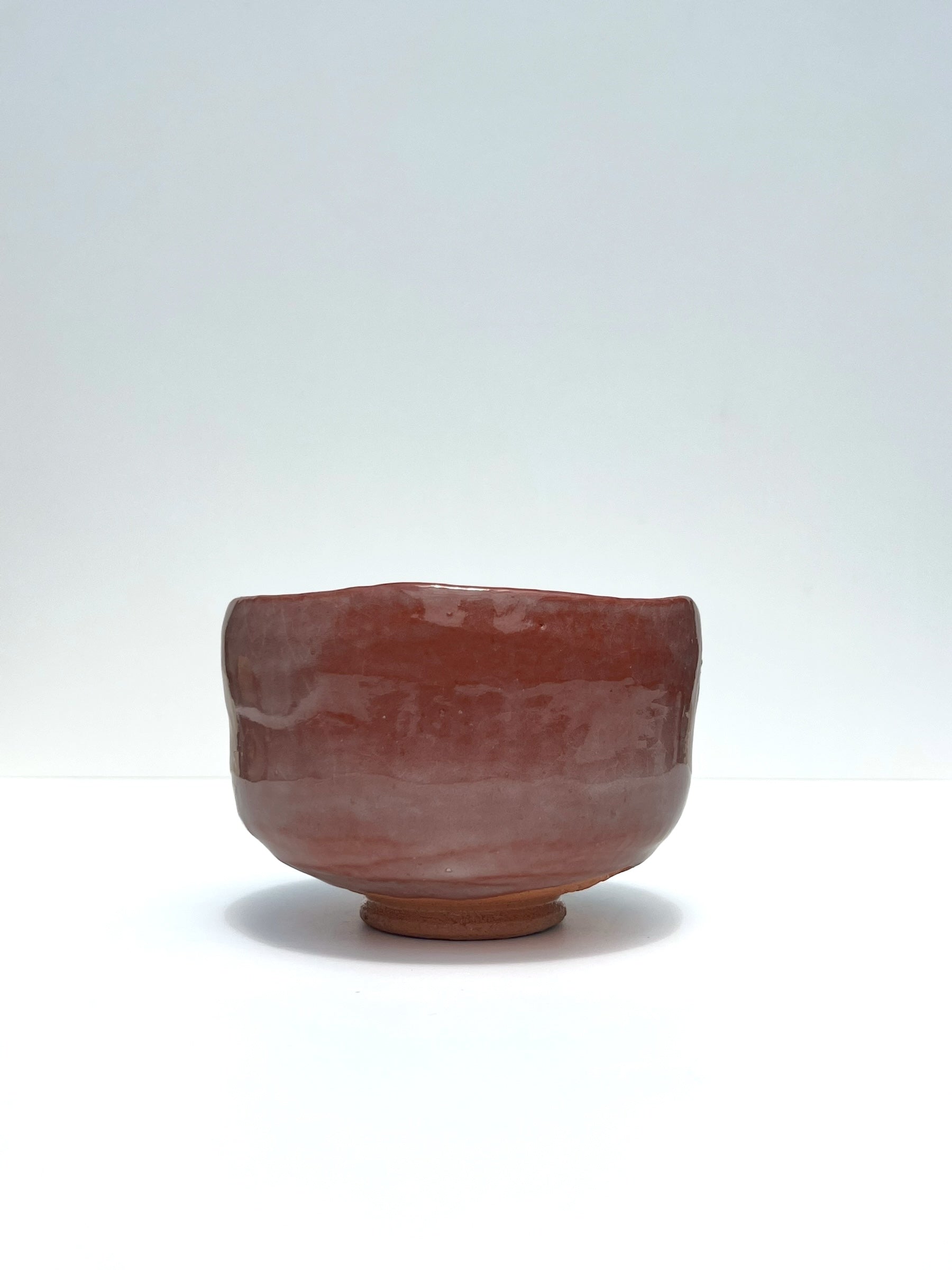 Matcha Bowl - Raku (Red)