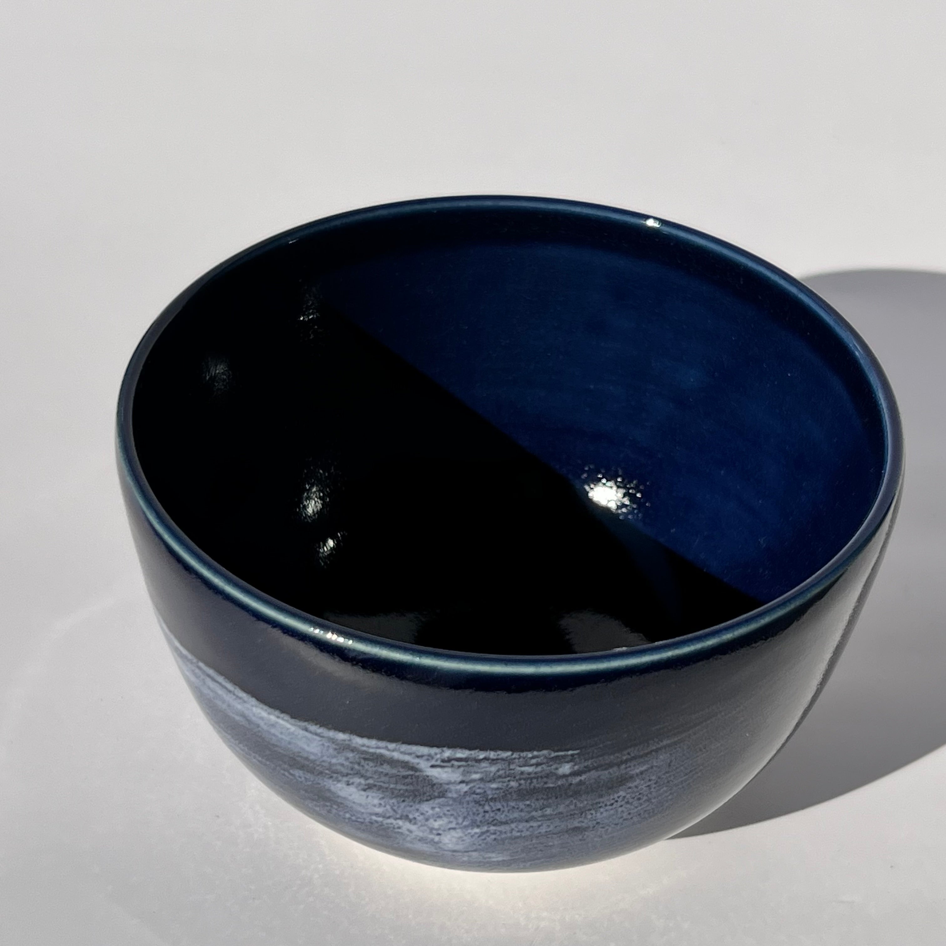 Matcha Bowl - Aoyu (Blue glaze) Shirohakeme