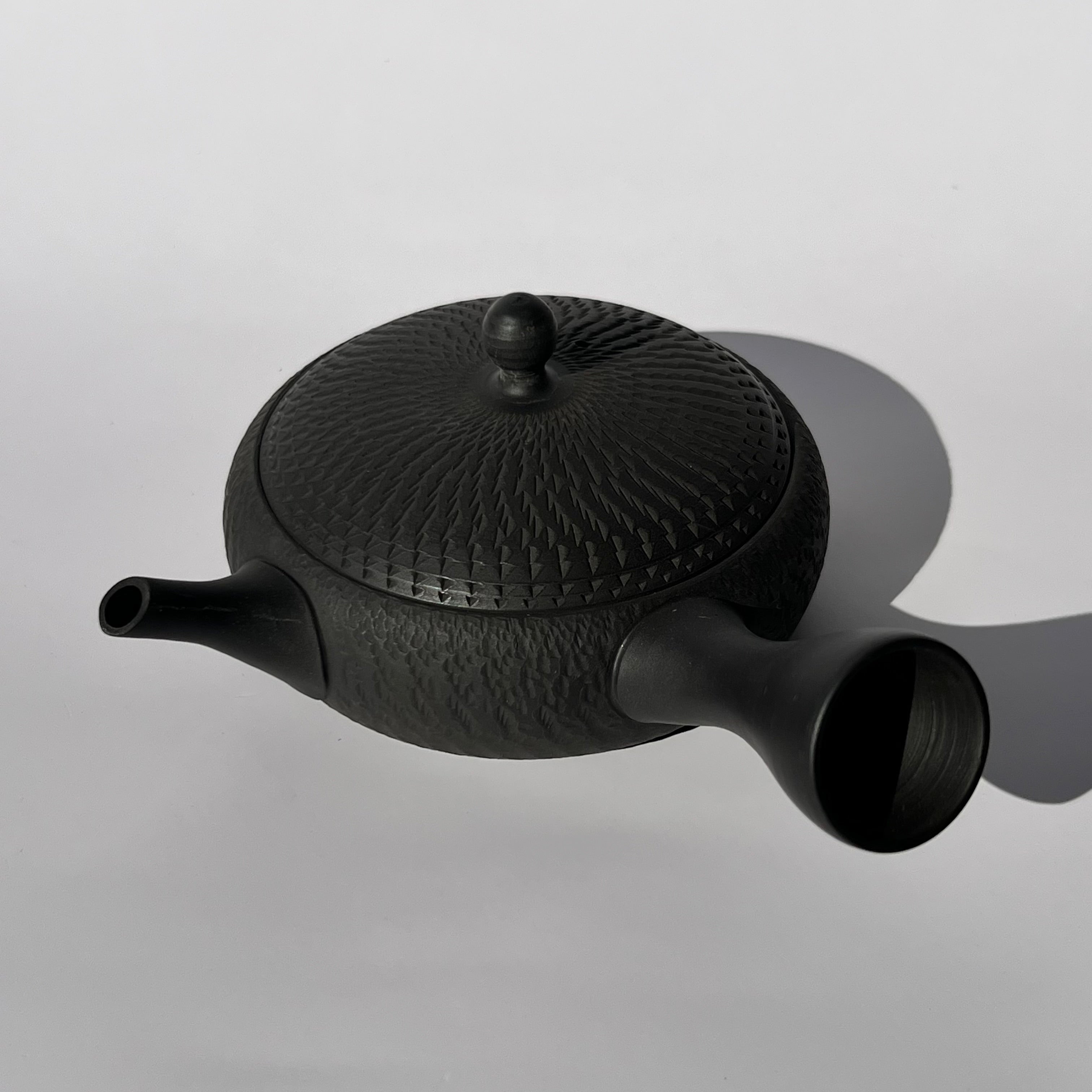 Flat Clay Tea Pot