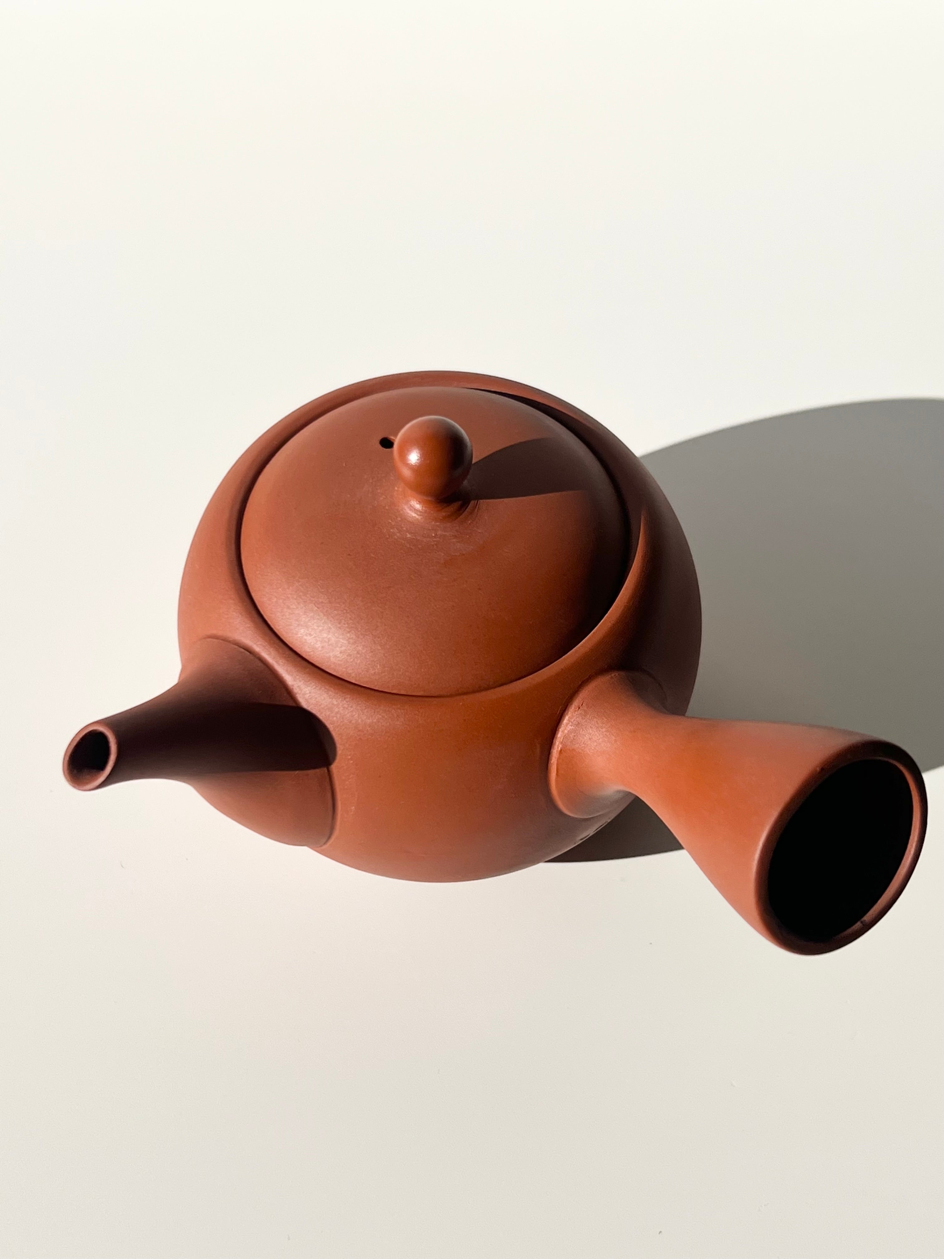 Japanese Red Clay Handcrafted Kyusu