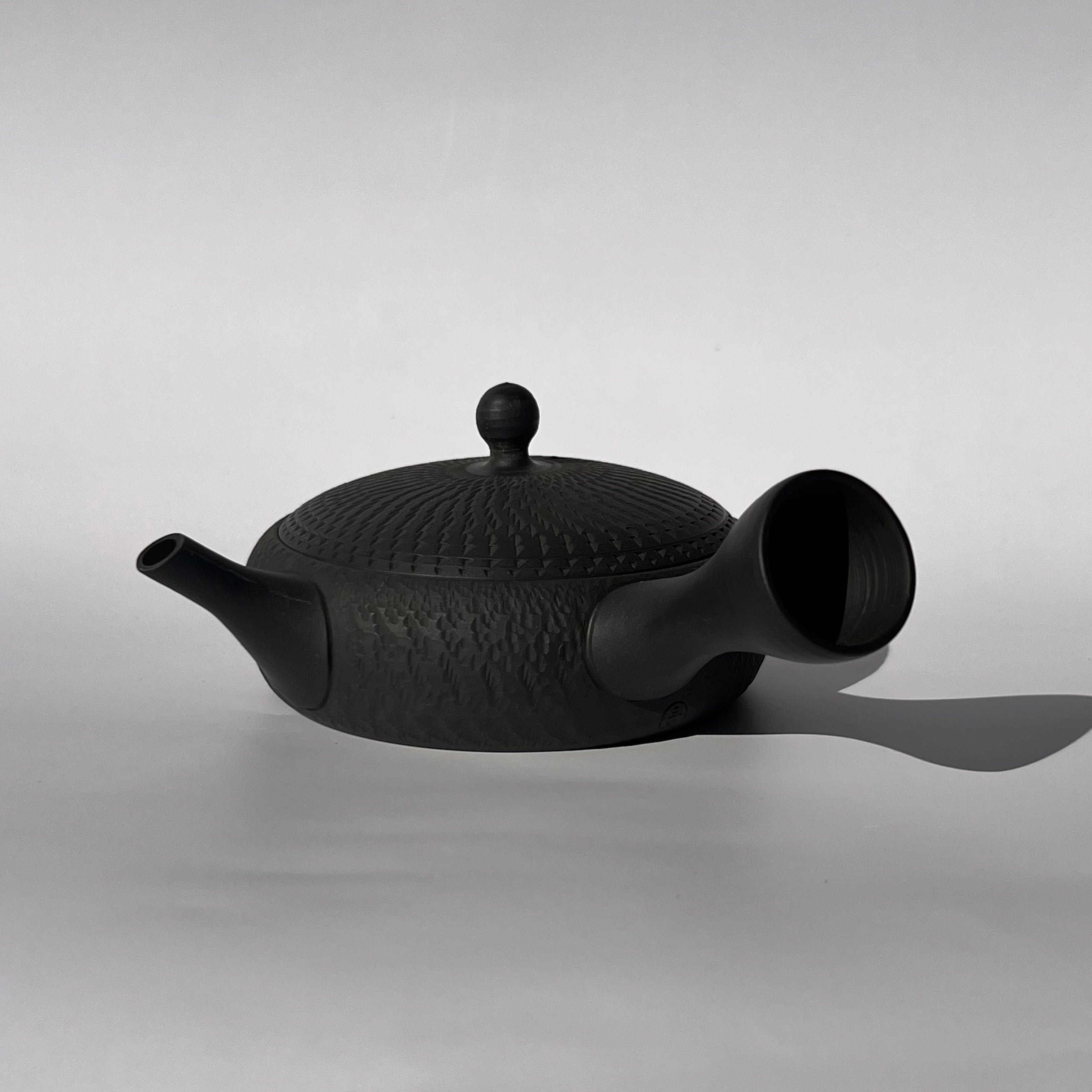 Flat Clay Tea Pot