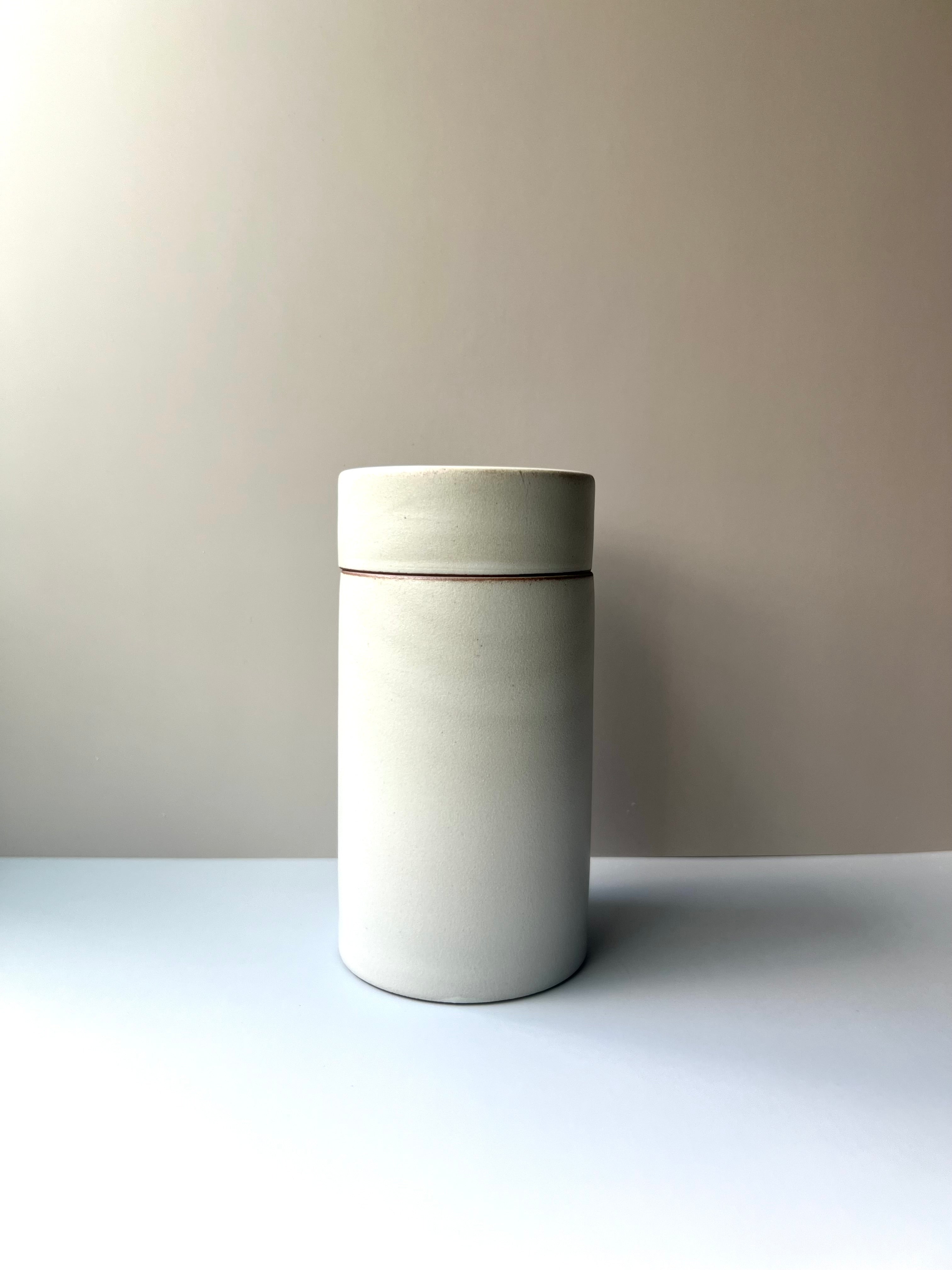 Ceramic Tea Bottle Beige