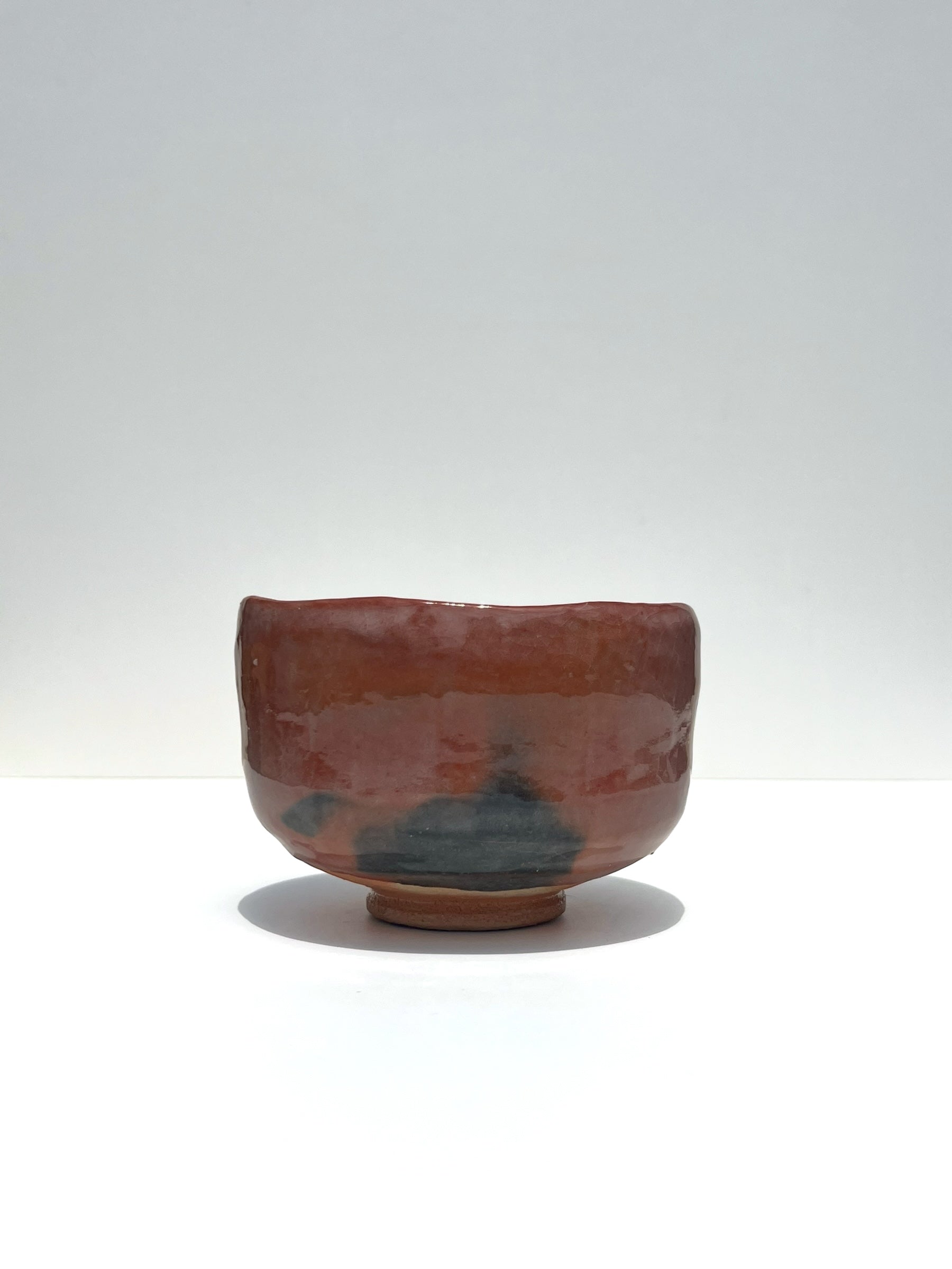 Matcha Bowl - Raku (Red)