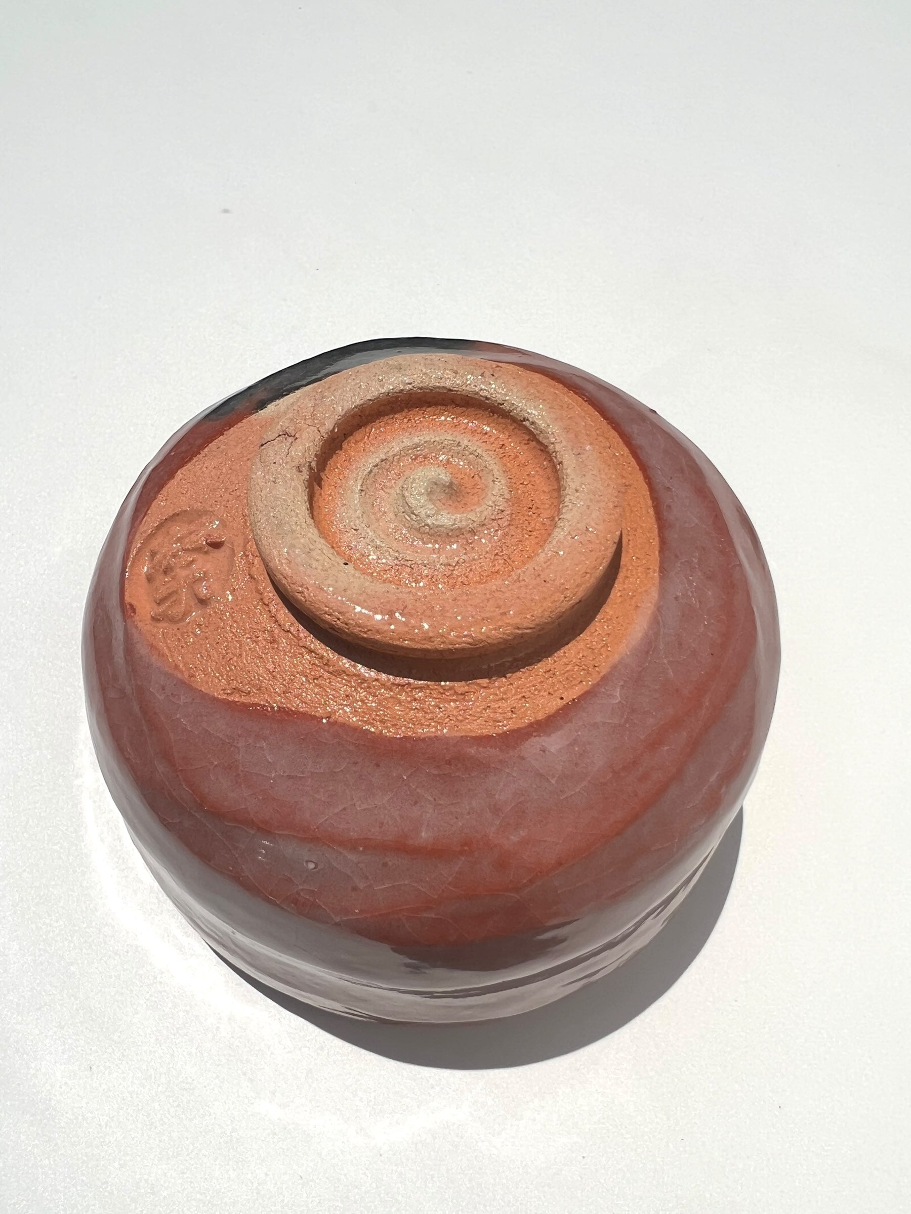 Matcha Bowl - Raku (Red)