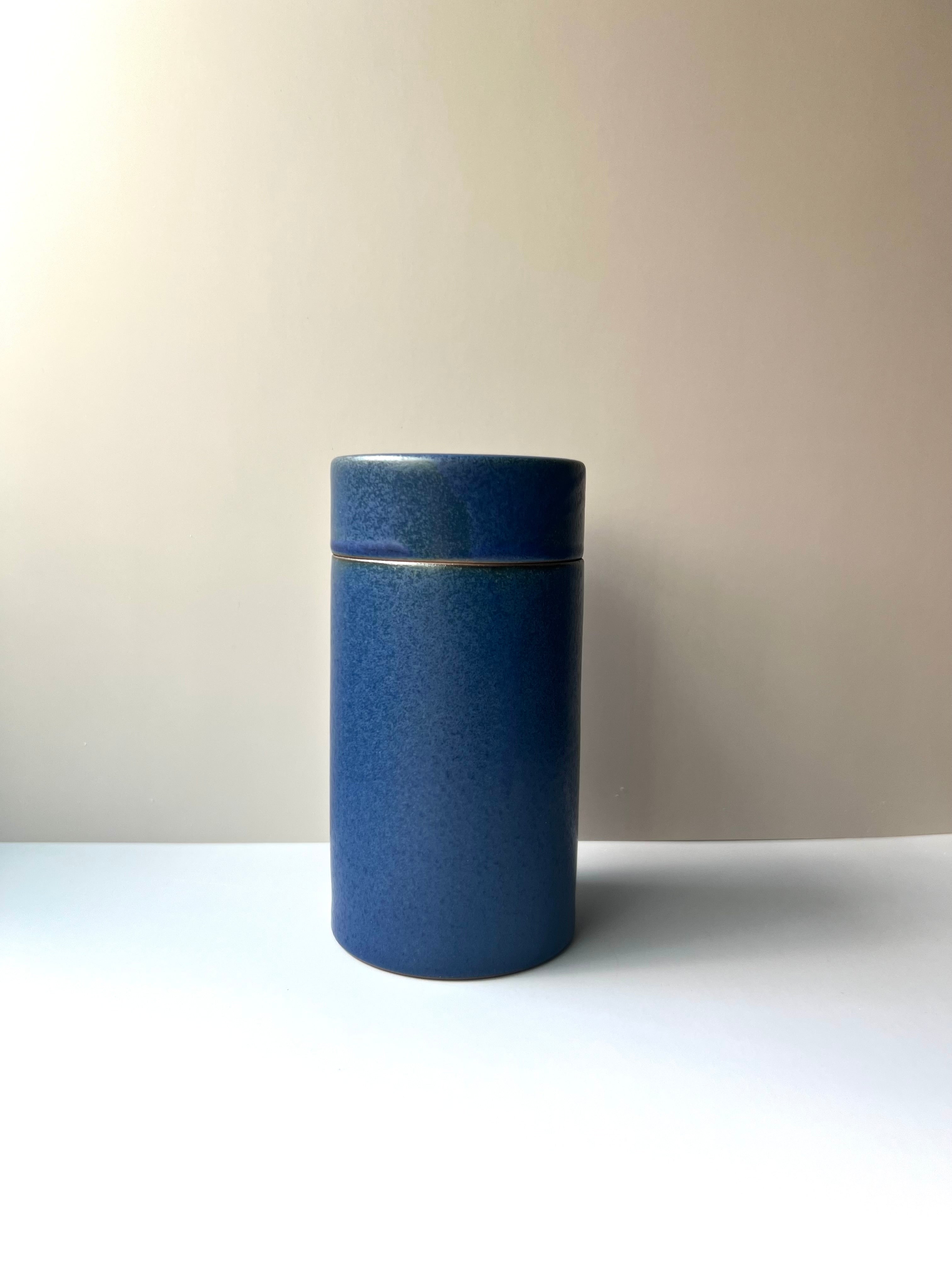 Ceramic Tea Bottle Blue