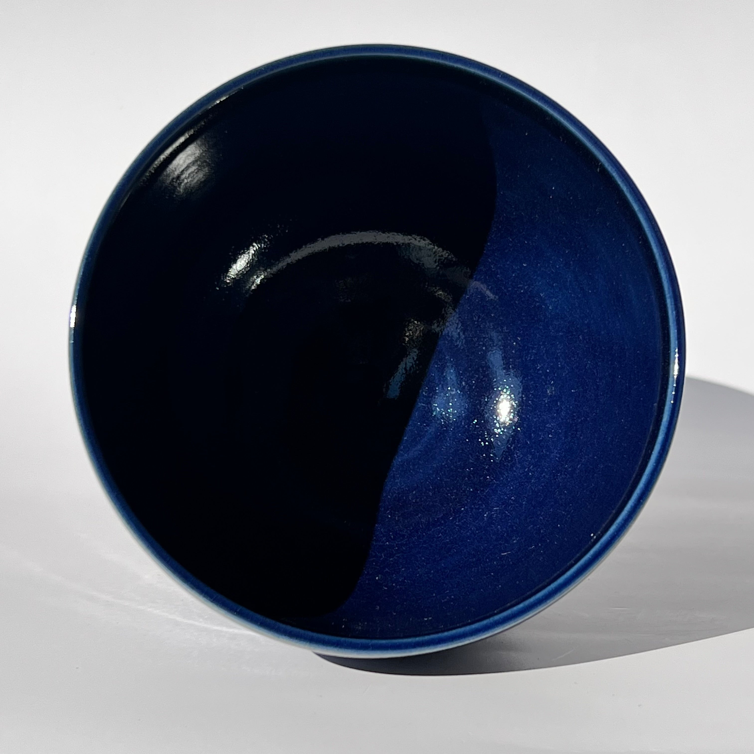 Matcha Bowl - Aoyu (Blue glaze) Shirohakeme