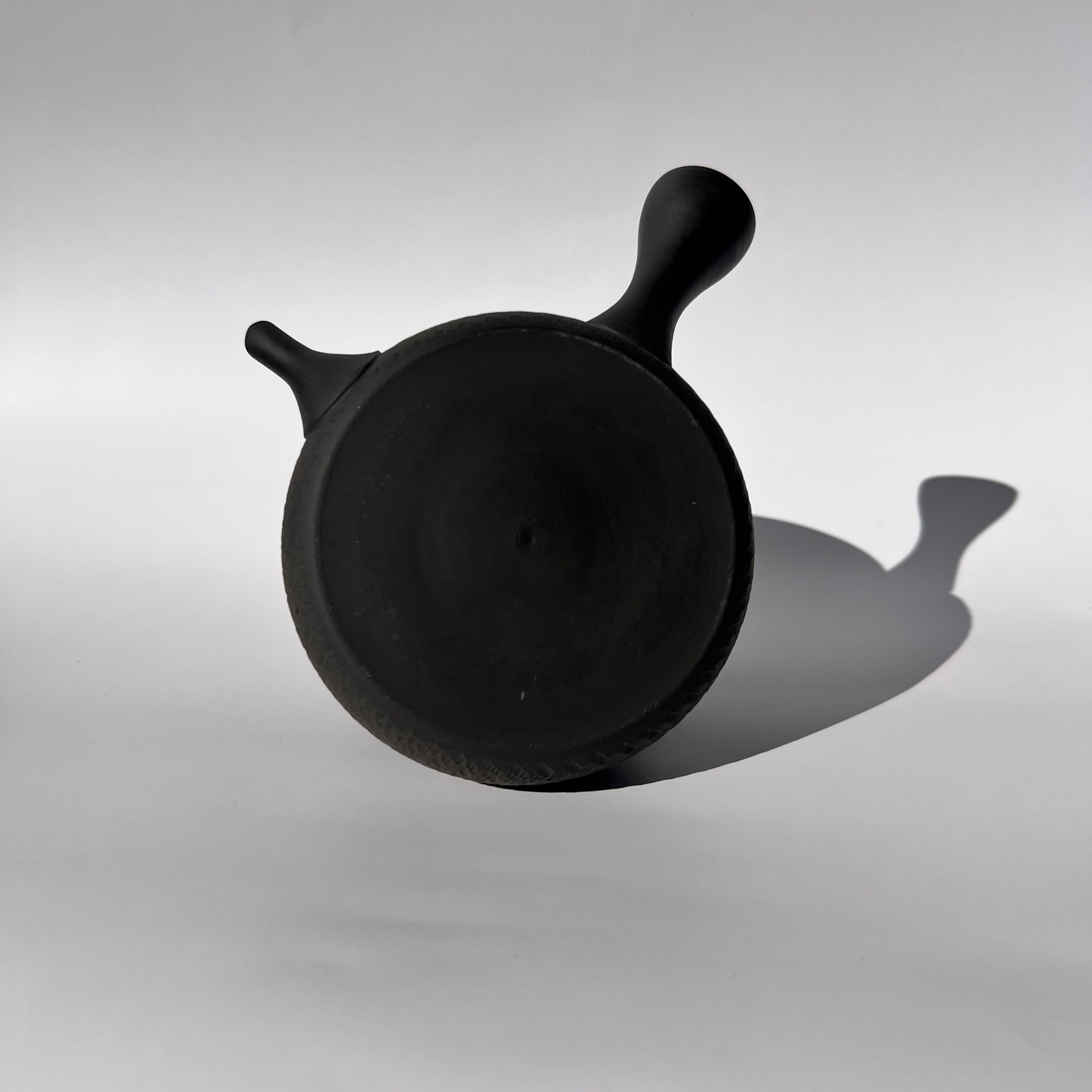 Flat Clay Tea Pot