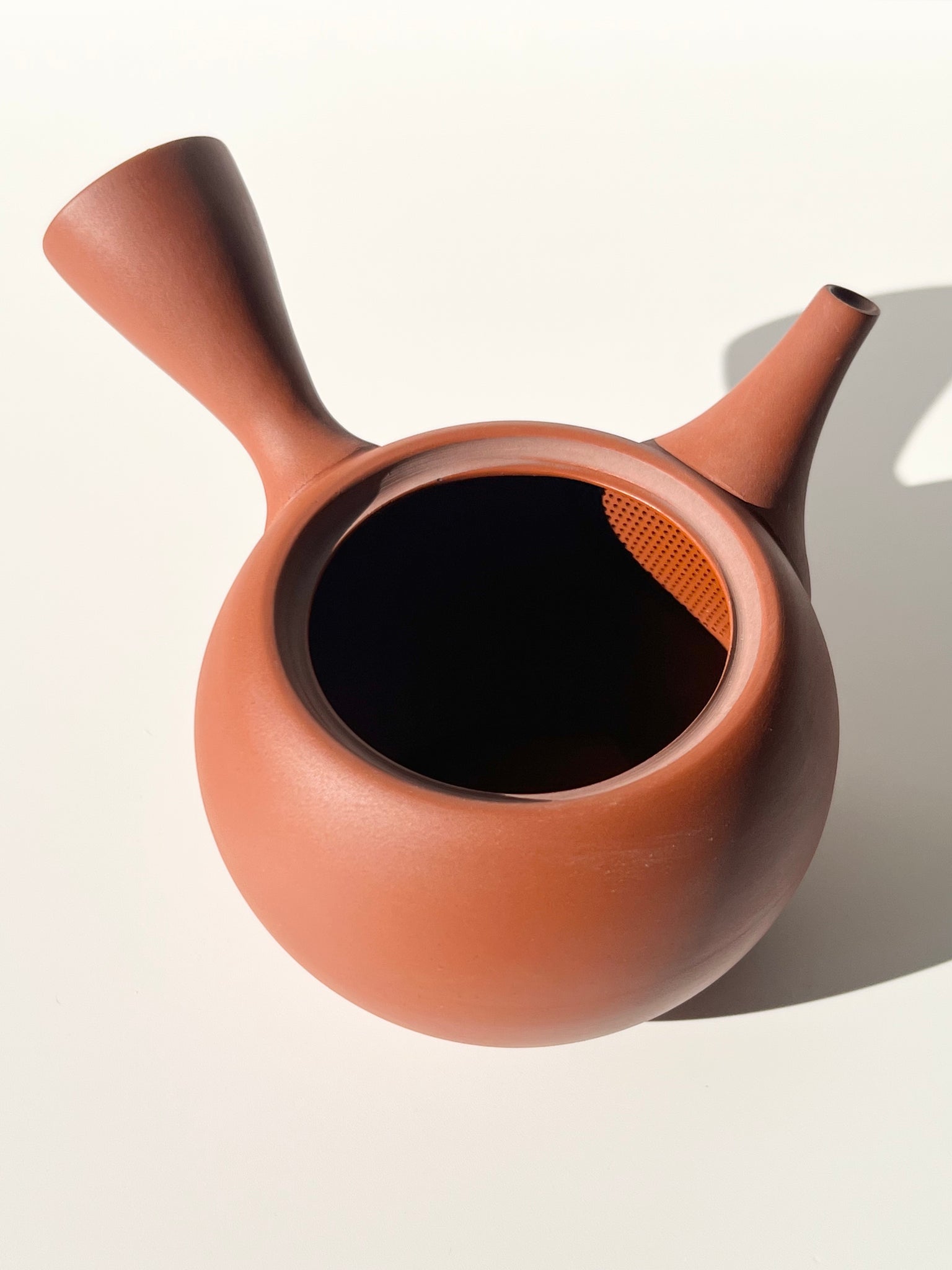 Japanese Red Clay Handcrafted Kyusu